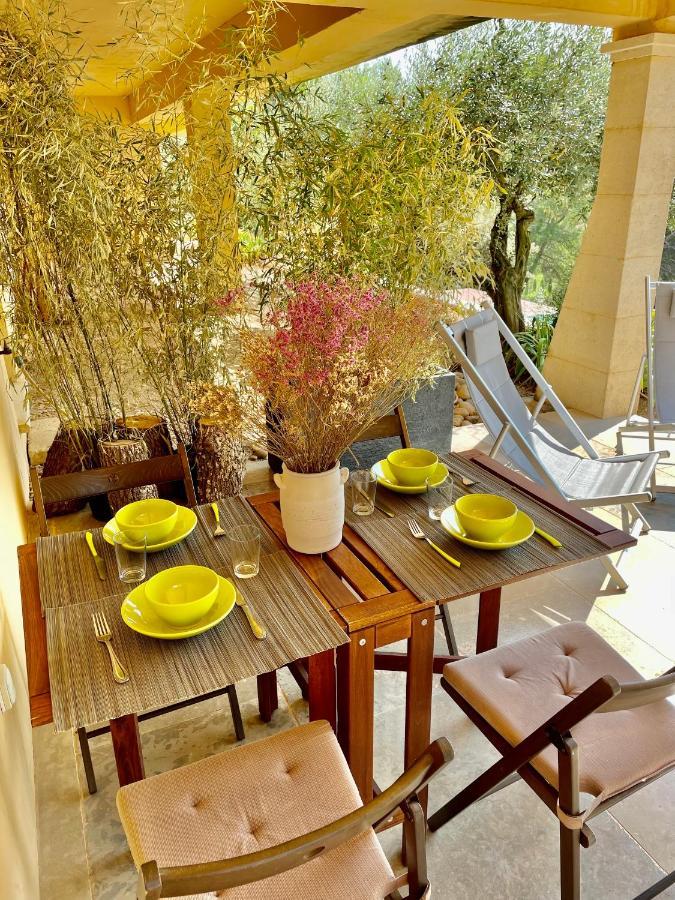 Villa Lumineuse Avec Piscine Clim 1Ere Etage Vue Panoramique Sur Les Montagnes Sur Le Site De La Sainte-Victoire Le Tholonet Экстерьер фото